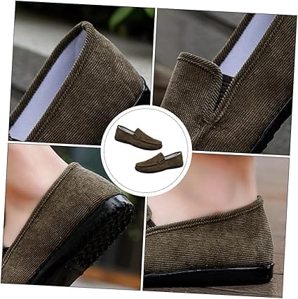 Green Non Slip Dressy Orthopedic Loafers for Men – view 3