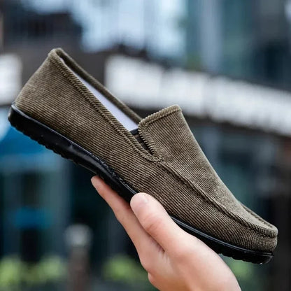 Green Non Slip Dressy Orthopedic Loafers for Men – view 4