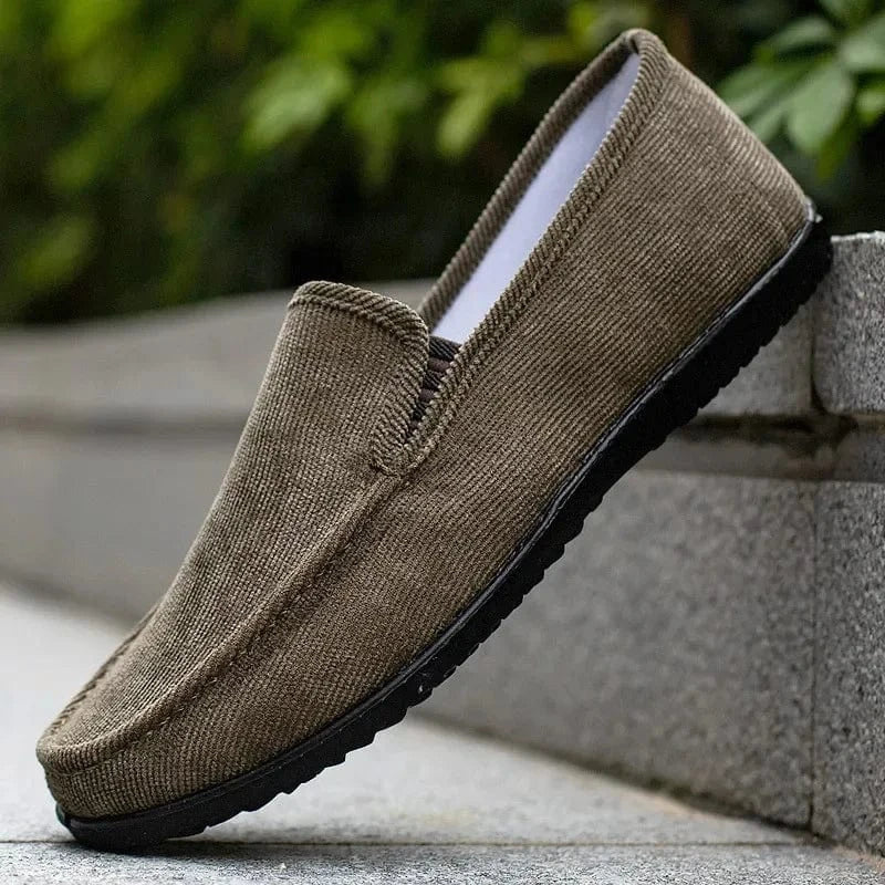 Green Non Slip Dressy Orthopedic Loafers for Men – view 5