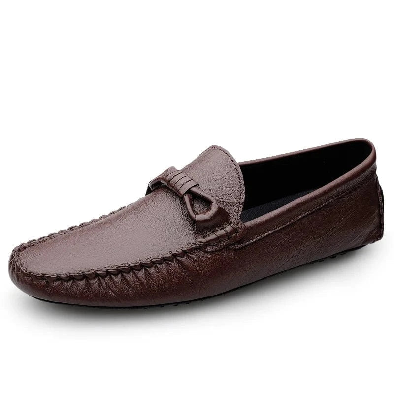 Hand-Stitched Orthopedic Leather Moccasins for Men – view 8