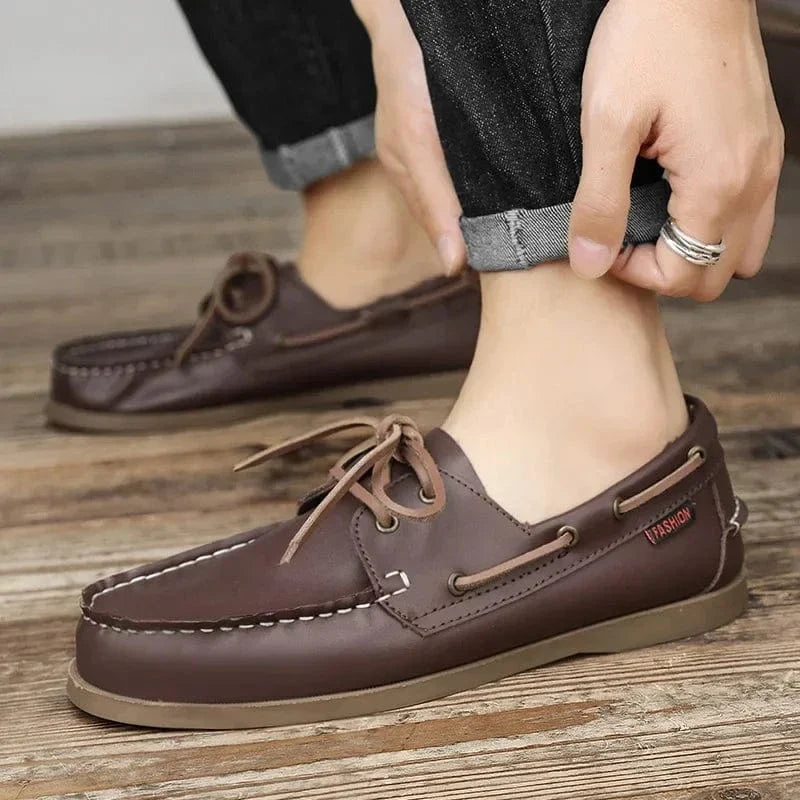 Boat-Style Non Slip Orthopedic Loafers for Men – view 2