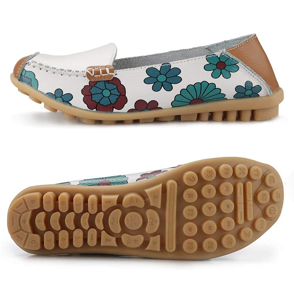 Floral Print Non Slip Wide Width Orthopedic Loafers – view 4