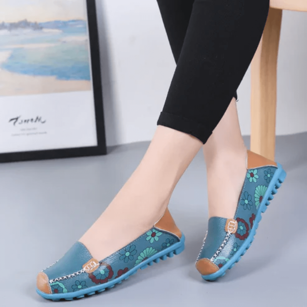 Floral Print Non Slip Wide Width Orthopedic Loafers – view 8