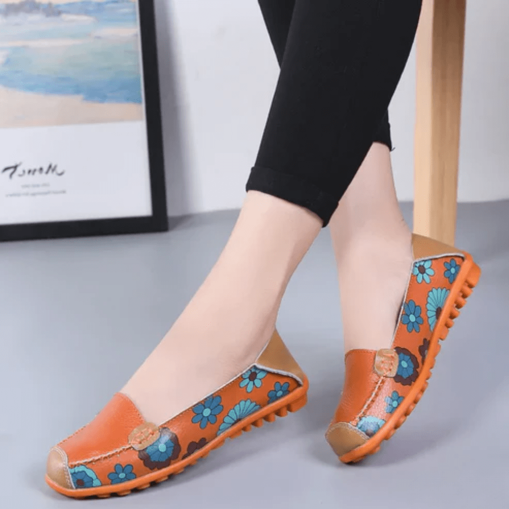 Floral Print Non Slip Wide Width Orthopedic Loafers – view 9