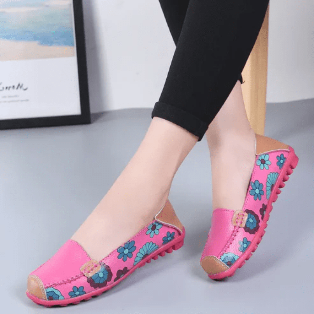 Floral Print Non Slip Wide Width Orthopedic Loafers – view 11