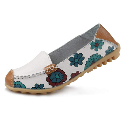 Floral Print Non Slip Wide Width Orthopedic Loafers