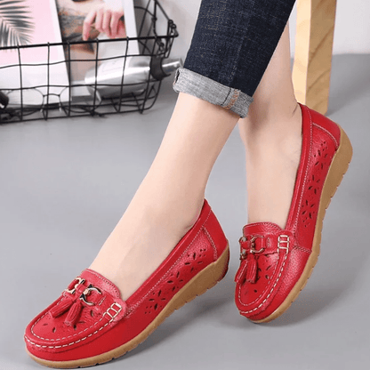 Perforated Women's Loafers with Arch Support – view 4