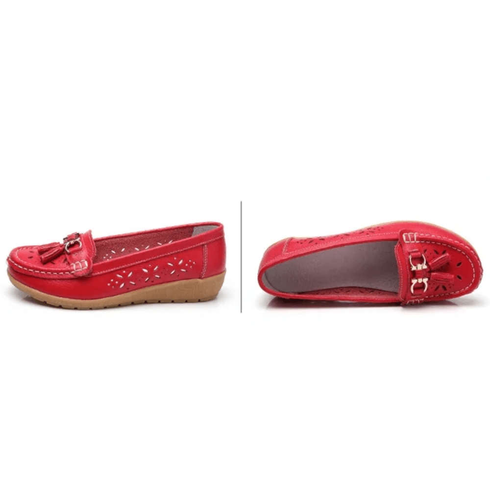 Perforated Women's Loafers with Arch Support – view 2