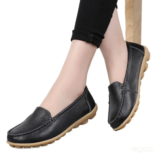 Boat-Style Orthopedic Loafers with Arch Support for Women