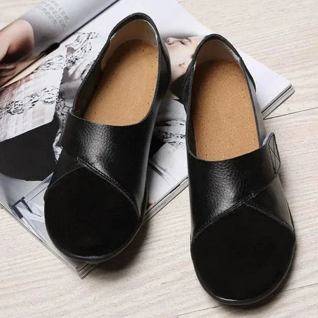 Lightweight Vegan Leather Orthopedic Loafers with Soft Sole – view 4