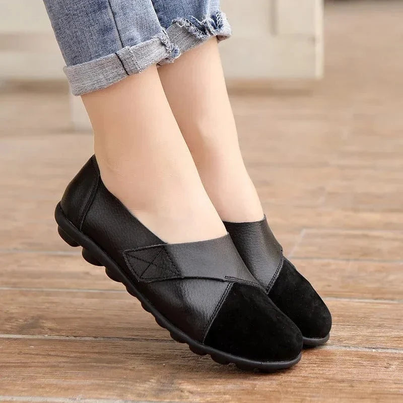 Lightweight Vegan Leather Orthopedic Loafers with Soft Sole – view 2