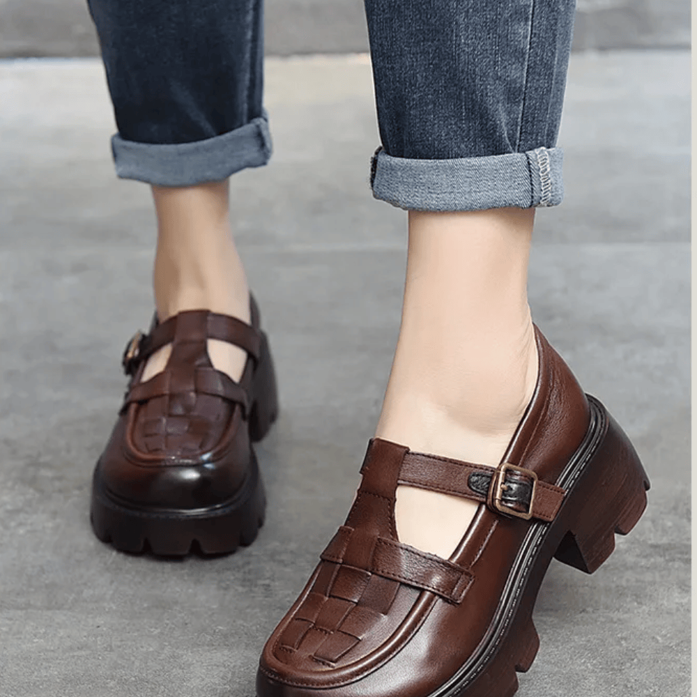 Non Slip Wedge Orthopedic Loafers with Cushioned Sole – view 5