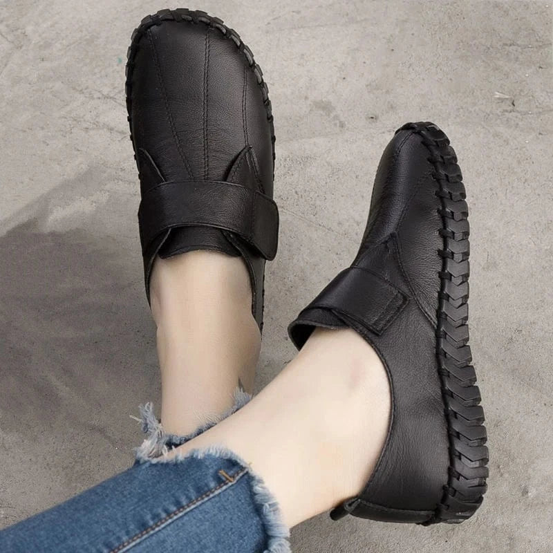 Retro Hook-and-Loop Non Slip Orthopedic Loafers – view 9