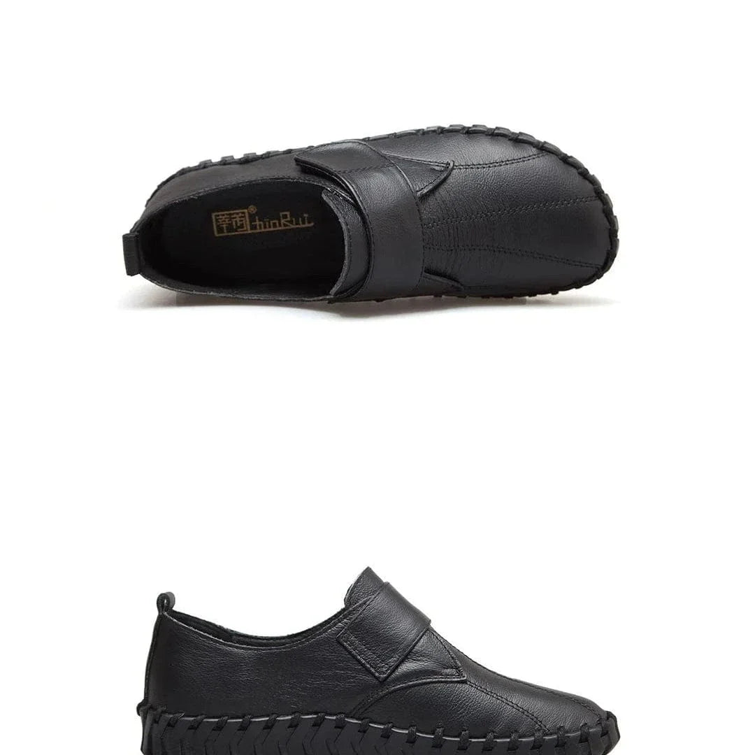 Retro Hook-and-Loop Non Slip Orthopedic Loafers – view 11