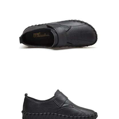 Retro Hook-and-Loop Non Slip Orthopedic Loafers – view 11