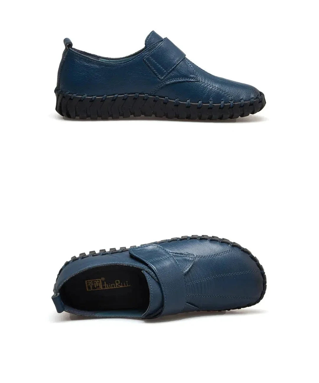 Retro Hook-and-Loop Non Slip Orthopedic Loafers – view 4