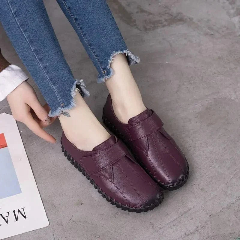 Retro Hook-and-Loop Non Slip Orthopedic Loafers – view 8