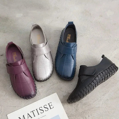 Retro Hook-and-Loop Non Slip Orthopedic Loafers – view 13