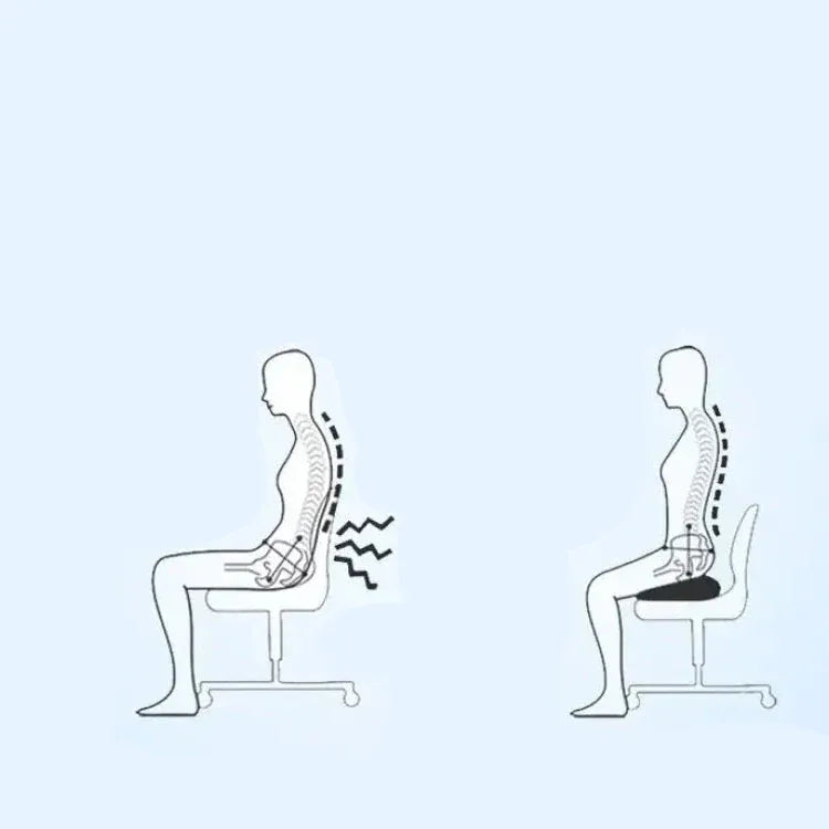 Ergonomic Car Seat Pillow for Back Pain and Office Chairs – view 3
