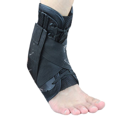 Adjustable Orthopedic Brace with Cross Straps for the Ankle