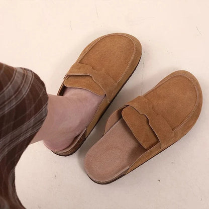 Brown Suede Orthopedic Clogs with Arch Support for Men – view 5
