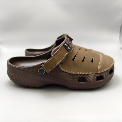 Cowhide Orthopedic Leather Clogs for Men with Back Strap – view 2