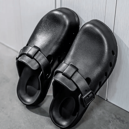 Black Ergonomic Arch Support Clogs for Men – view 3