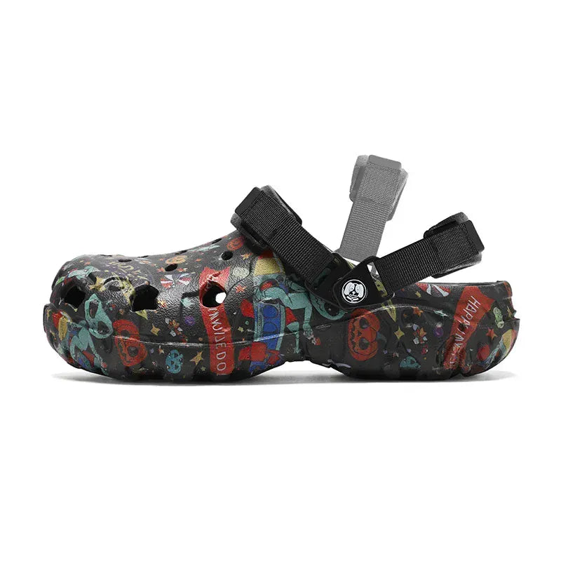 Playful Non Slip Orthopedic Clogs with Thick Cushioned Sole