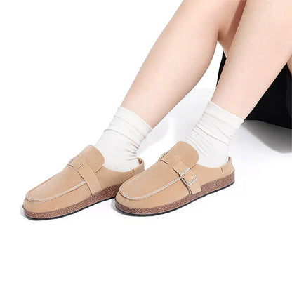 Posture-Support Faux Suede Arch Support Clogs – view 7