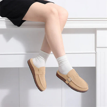 Posture-Support Faux Suede Arch Support Clogs – view 6