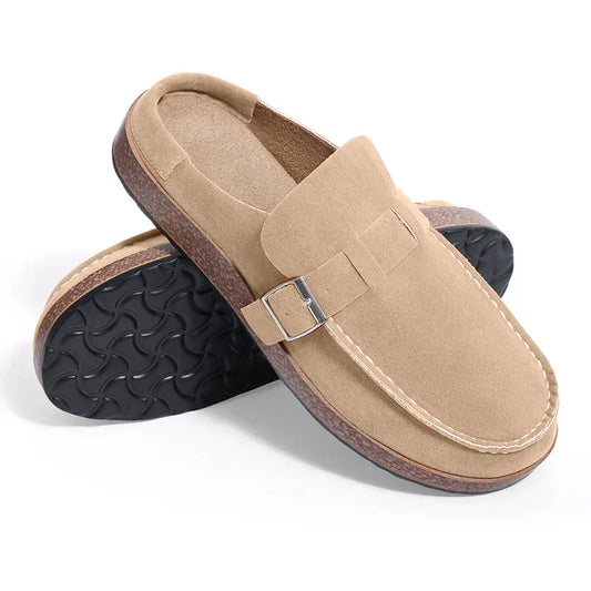 Posture-Support Faux Suede Arch Support Clogs