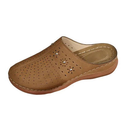 Retro-Chic Dressy Orthopedic Clogs for Women