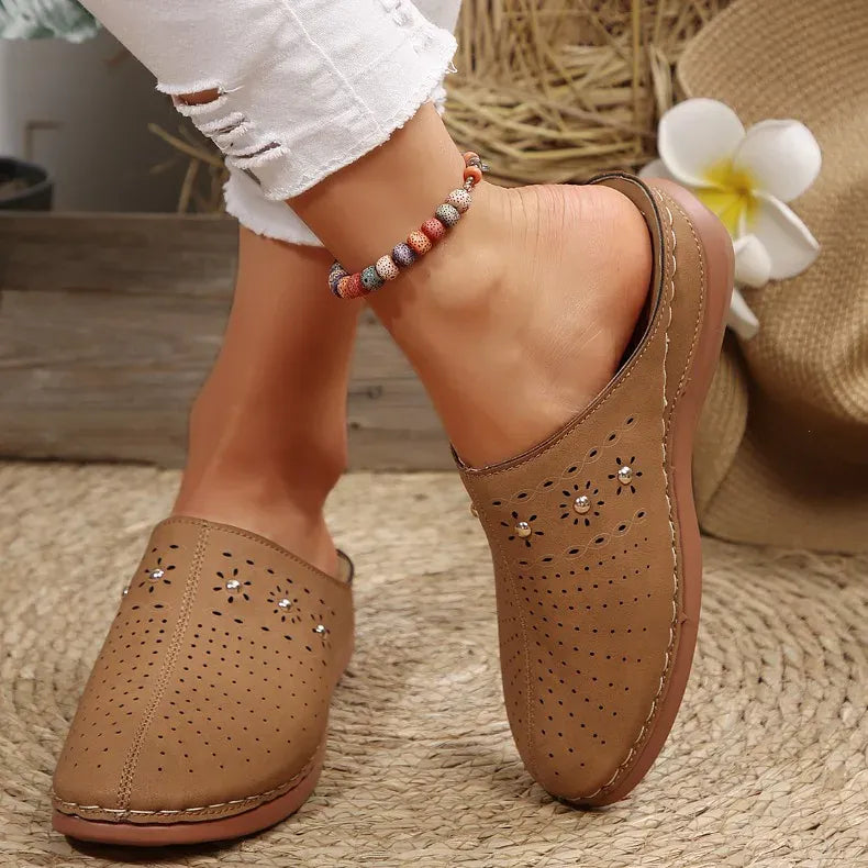 Retro-Chic Dressy Orthopedic Clogs for Women – view 7