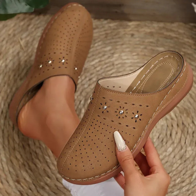 Retro-Chic Dressy Orthopedic Clogs for Women – view 4