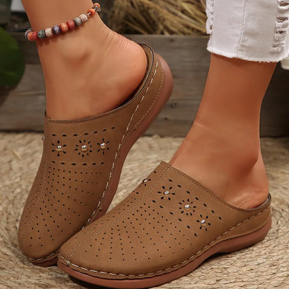Retro-Chic Dressy Orthopedic Clogs for Women – view 6