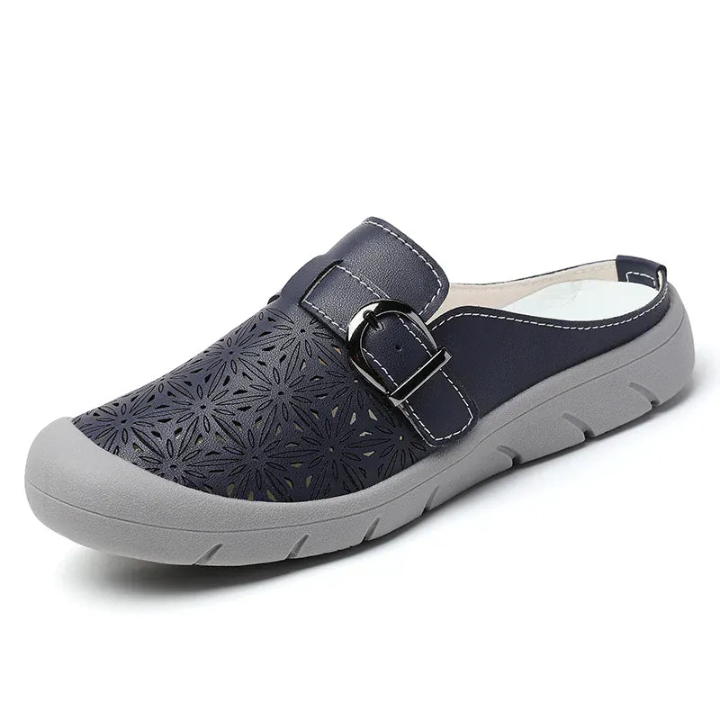 Floral Faux Leather Clogs with Arch Support for Women – view 6