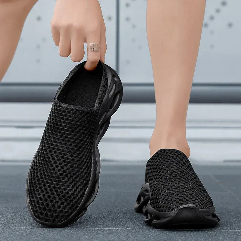 Lightweight Mesh Non Slip Breathable Orthopedic Clogs for Men – view 4