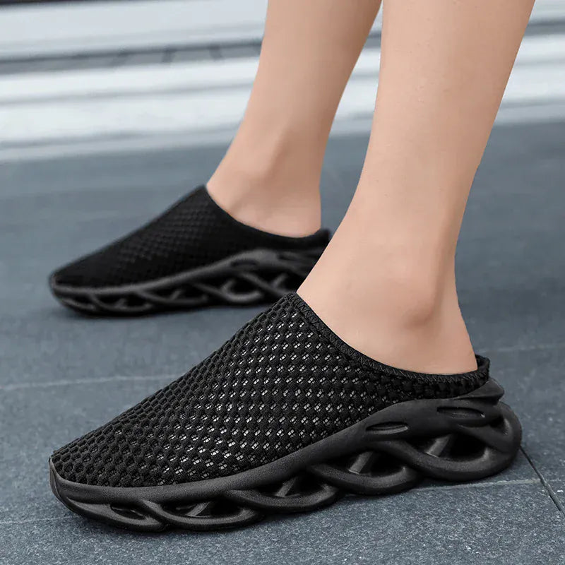 Lightweight Mesh Non Slip Breathable Orthopedic Clogs for Men – view 2