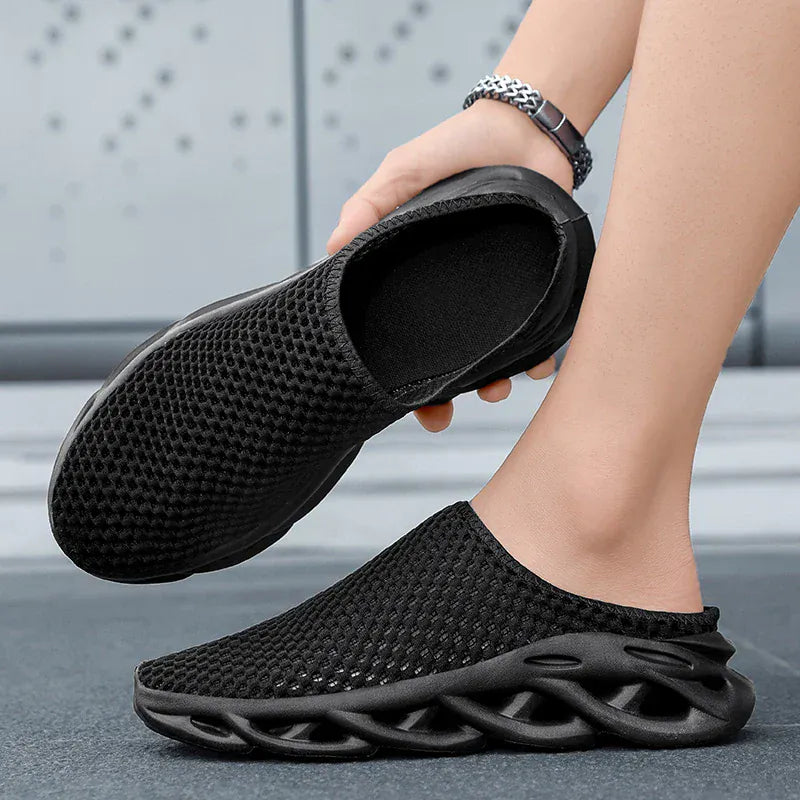 Lightweight Mesh Non Slip Breathable Orthopedic Clogs for Men – view 3