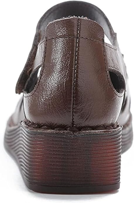 Braided Vegan Leather Sandals for Swollen Feet for Women – view 3