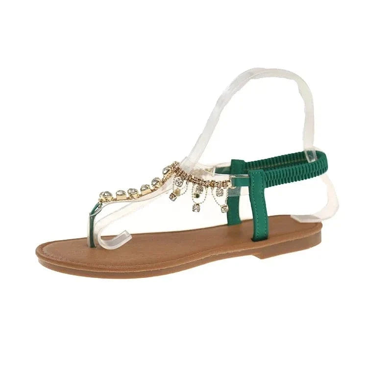 Rhinestone Toe-Post Womens Sandals for Swollen Feet – view 8