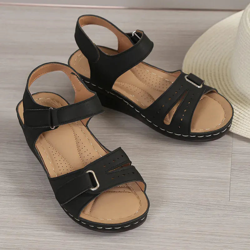 Wedge Orthopedic Sandals with Strap for Women – view 16