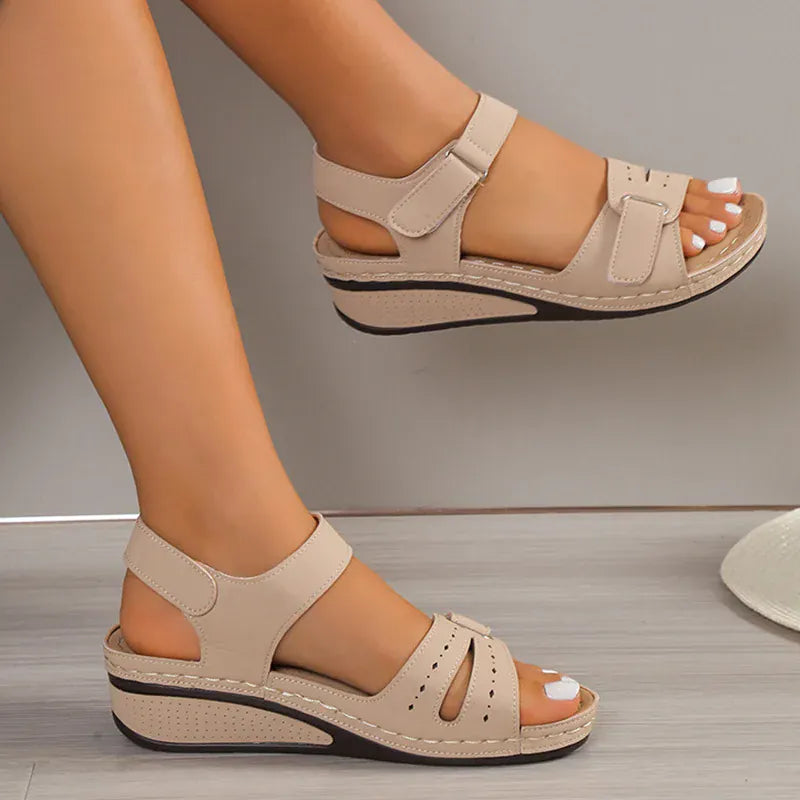 Wedge Orthopedic Sandals with Strap for Women – view 12
