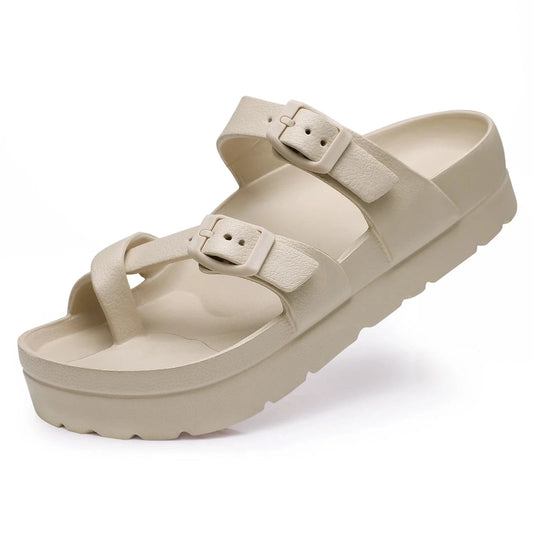 Rubber Adjustable Arch Support Sandals for Women