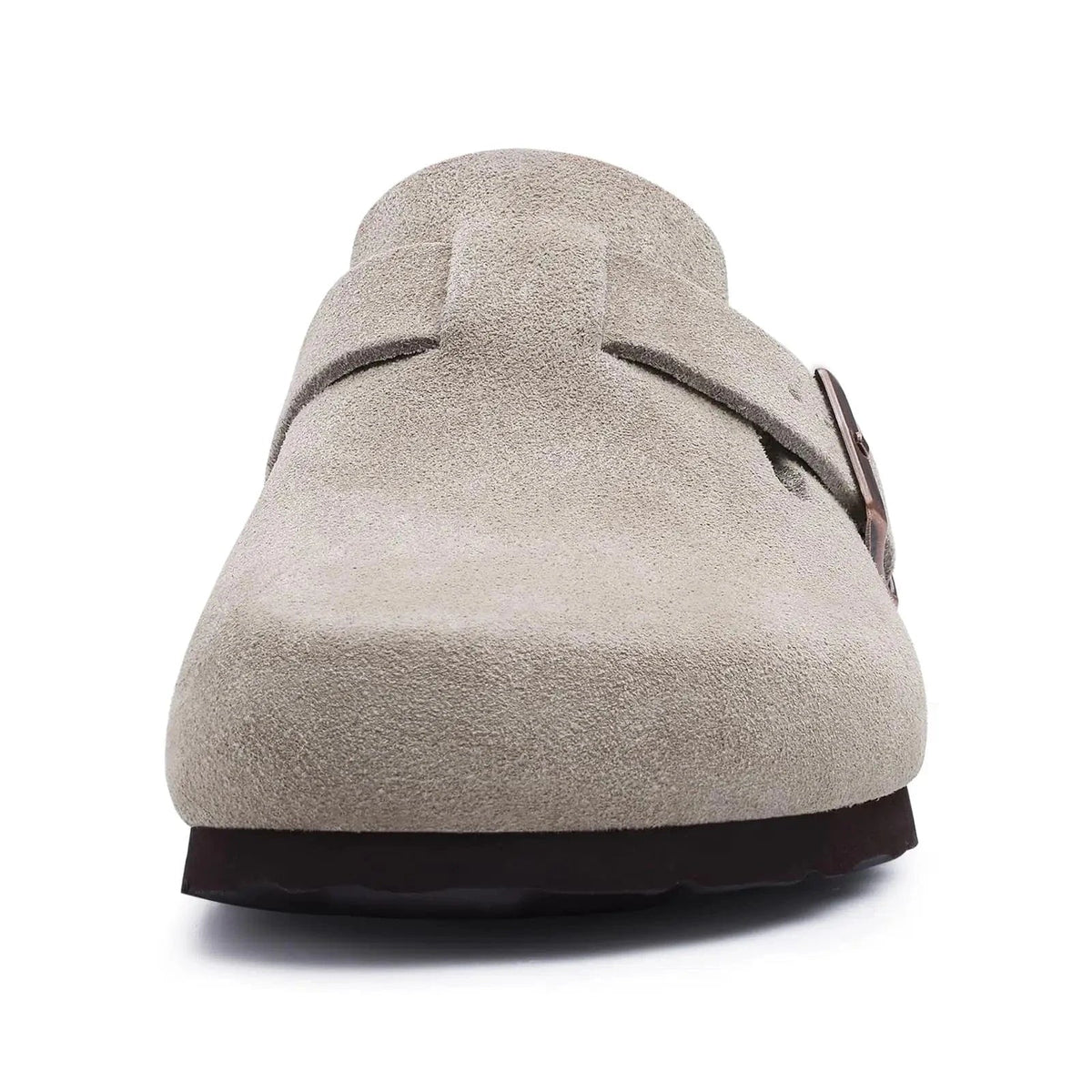Gray Orthopedic Sandals for Women with Buckle – view 4