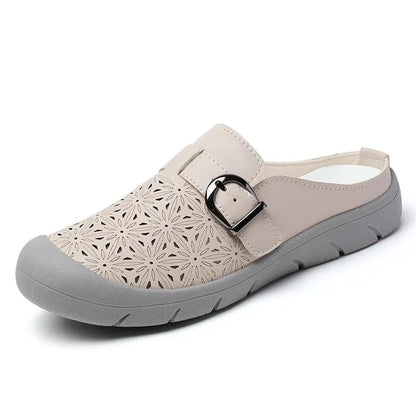 Retro Vegan Leather Breathable Orthopedic Sandals for Women – view 7