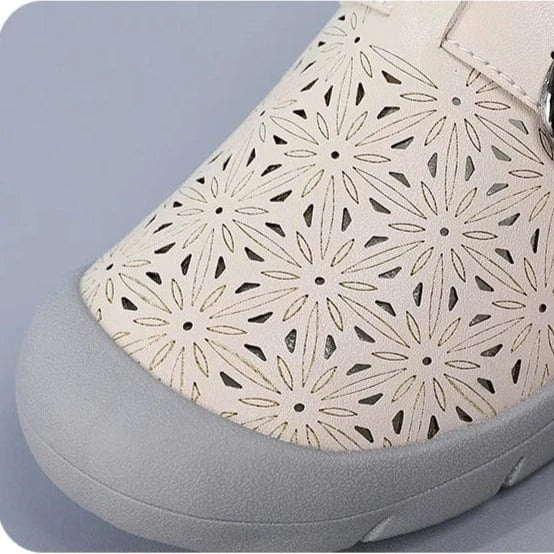 Retro Vegan Leather Breathable Orthopedic Sandals for Women – view 8