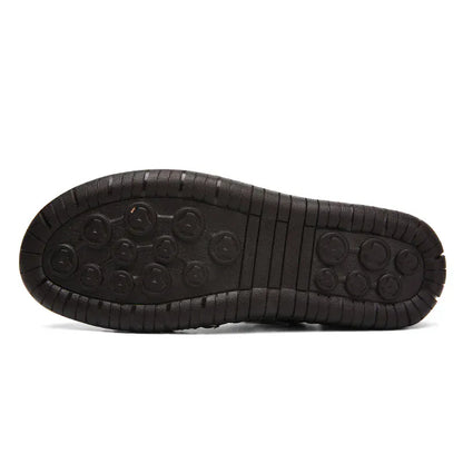 Non-Slip Genuine Leather Orthopedic Sandals for Men – view 4