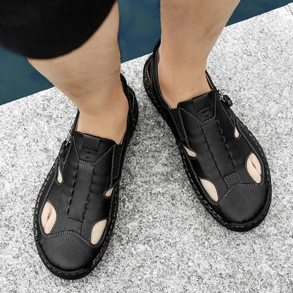 Topstitched Non-Slip Arch Support Sandals for Men – view 9