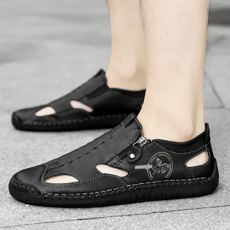 Topstitched Non-Slip Arch Support Sandals for Men – view 7